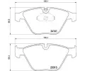 Sada brzdovch destiek BREMBO ‐ BRE P06081