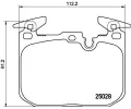 Sada brzdovch destiek BREMBO ‐ BRE P06088