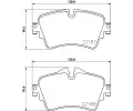 Sada brzdovch destiek BREMBO ‐ BRE P06092