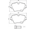Sada brzdovch destiek BREMBO ‐ BRE P06093