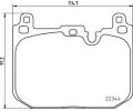 Sada brzdovch destiek BREMBO ‐ BRE P06097