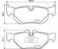 Sada brzdovch destiek BREMBO ‐ BRE P06105