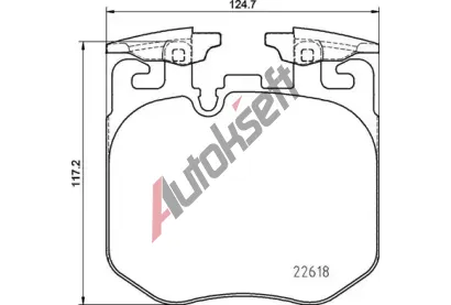 BREMBO Sada brzdovch destiek BRE P06106, BRE P 06 106