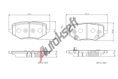 BREMBO Sada brzdov�ch desti�ek BEYOND LINE - EV BRE P08001E, P 08 001E