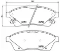 Sada brzdovch destiek BREMBO ‐ BRE P09010