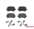 BREMBO Sada brzdových destiček BRE P10015, P 10 015