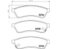 Sada brzdovch destiek BREMBO ‐ BRE P10060