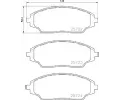 Sada brzdovch destiek BREMBO ‐ BRE P10070