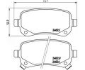 Sada brzdovch destiek BREMBO ‐ BRE P11021