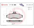 Sada brzdovch destiek BREMBO ‐ BRE P15005