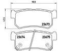 Sada brzdovch destiek BREMBO ‐ BRE P15010