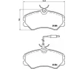 Sada brzdovch destiek BREMBO ‐ BRE P23023