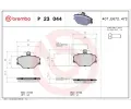 Sada brzdovch destiek BREMBO ‐ BRE P23044