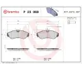 Sada brzdovch destiek BREMBO ‐ BRE P23069