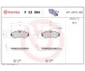 Sada brzdovch destiek BREMBO ‐ BRE P23084