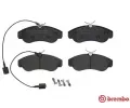 BREMBO Sada brzdovch destiek - kotouov brzda BRE P23084, P 23 084