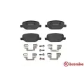 BREMBO Sada brzdovch destiek - kotouov brzda BRE P23089, P 23 089