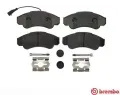BREMBO Sada brzdovch destiek - kotouov brzda BRE P23092, P 23 092