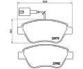 BREMBO Sada brzdovch destiek - kotouov brzda ‐ BRE P23108