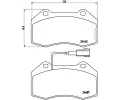 Sada brzdovch destiek BREMBO ‐ BRE P23117