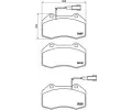 BREMBO Sada brzdovch destiek ‐ BRE P23139