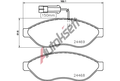 BREMBO Sada brzdov�ch desti�ek BEYOND LINE - Greenance BRE P23143G, P 23 143G