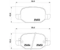 Sada brzdovch destiek BREMBO ‐ BRE P23150