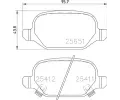 BREMBO Sada brzdovch destiek ‐ BRE P23151