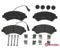 BREMBO Sada brzdovch destiek BRE P 23 161, BRE P23161