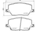 Sada brzdovch destiek BREMBO ‐ BRE P23164