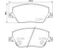 Sada brzdovch destiek BREMBO ‐ BRE P23170