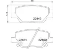 Sada brzdovch destiek BREMBO ‐ BRE P23179