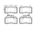 Sada brzdovch destiek BREMBO ‐ BRE P23185