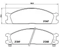 Sada brzdovch destiek BREMBO ‐ BRE P24026