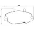 Sada brzdovch destiek BREMBO ‐ BRE P24033