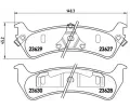 Sada brzdovch destiek BREMBO ‐ BRE P24042