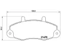 BREMBO Sada brzdovch destiek - kotouov brzda ‐ BRE P24049