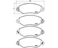 Sada brzdovch destiek BREMBO ‐ BRE P24053