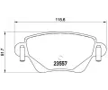 Sada brzdovch destiek BREMBO ‐ BRE P24059