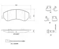 Sada brzdov�ch desti�ek&nbsp;BREMBO&nbsp;&dash;&nbsp;BRE P24064G
