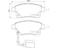 Sada brzdovch destiek BREMBO ‐ BRE P24066