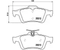 BREMBO Sada brzdovch destiek ‐ BRE P24148