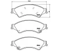 Sada brzdovch destiek BREMBO ‐ BRE P24153X