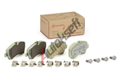 BREMBO Sada brzdových destiček BEYOND LINE - Greenance BRE P24160G, P 24 160G BREMBO Sada brzdových destiček BEYOND LINE - Greenance BRE P24160G, P 24 160G