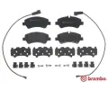 BREMBO Sada brzdovch destiek BRE P 24 187, BRE P24187