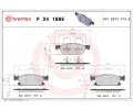 Sada brzdov�ch desti�ek&nbsp;BREMBO&nbsp;&dash;&nbsp;BRE P24188E