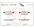 Sada brzdovch destiek BREMBO ‐ BRE P24210