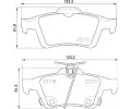 BREMBO Sada brzdovch destiek ‐ BRE P24216