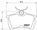 BREMBO Sada brzdovch destiek - kotouov brzda ‐ BRE P28030