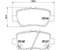 Sada brzdovch destiek BREMBO ‐ BRE P28078